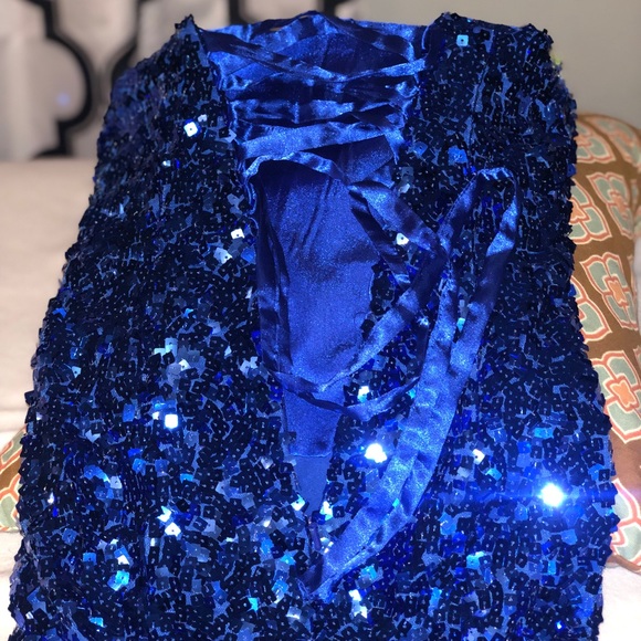 Royal Blue Prom Dress - Picture 6 of 6